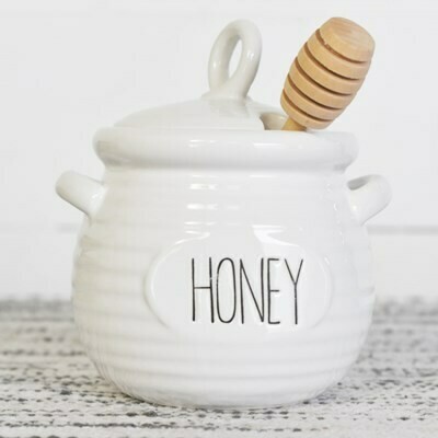 Long Letter Honey Jar