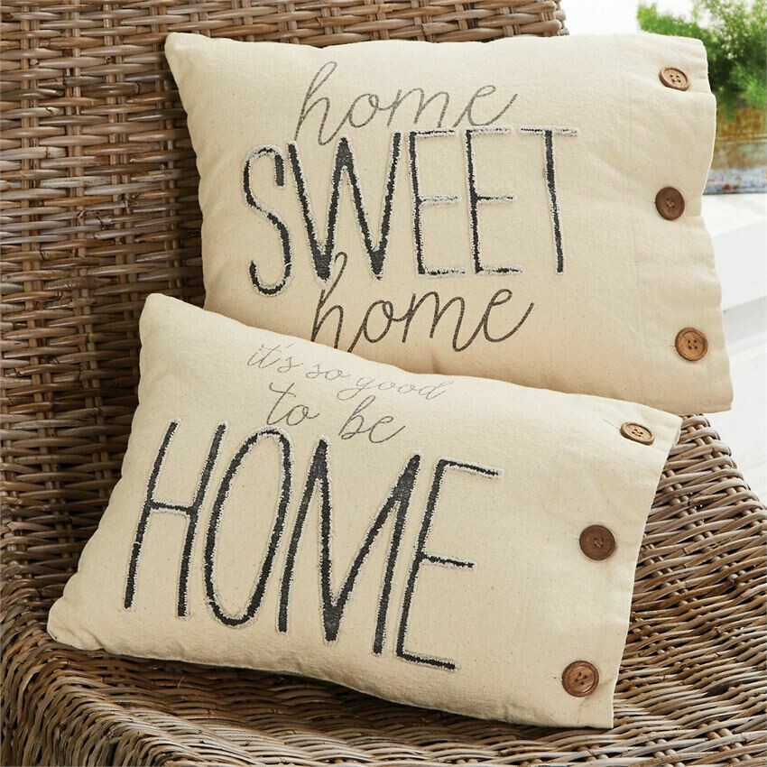 Home Sweet Home Canvas Pillow
