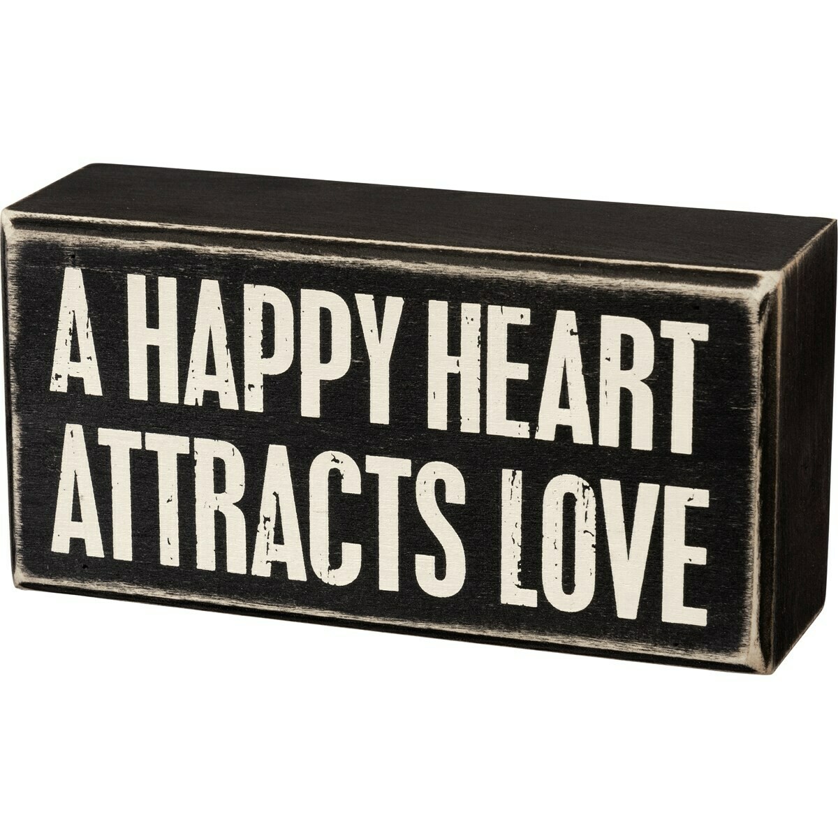 Happy Heart Box Sign