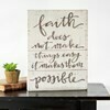 Faith Possible Slat Sign