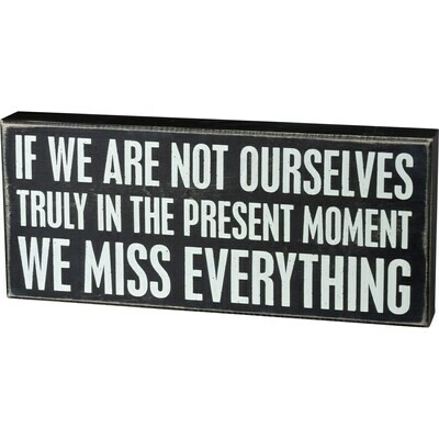 Miss Everything Box Sign