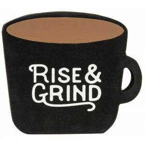 Rise & Grind Coffee Cup Block