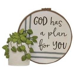 God Has a Plan for You Plaque