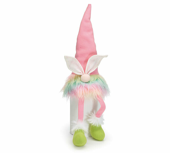 Pastel Rainbow Bunny Gnome