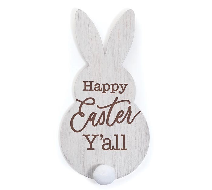 Happy Easter Y'all Bunny Wall Hanging