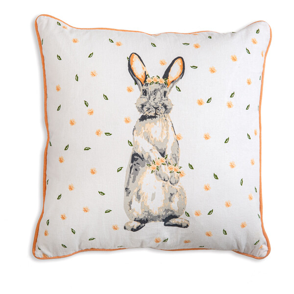 Floral Bunny Pillow