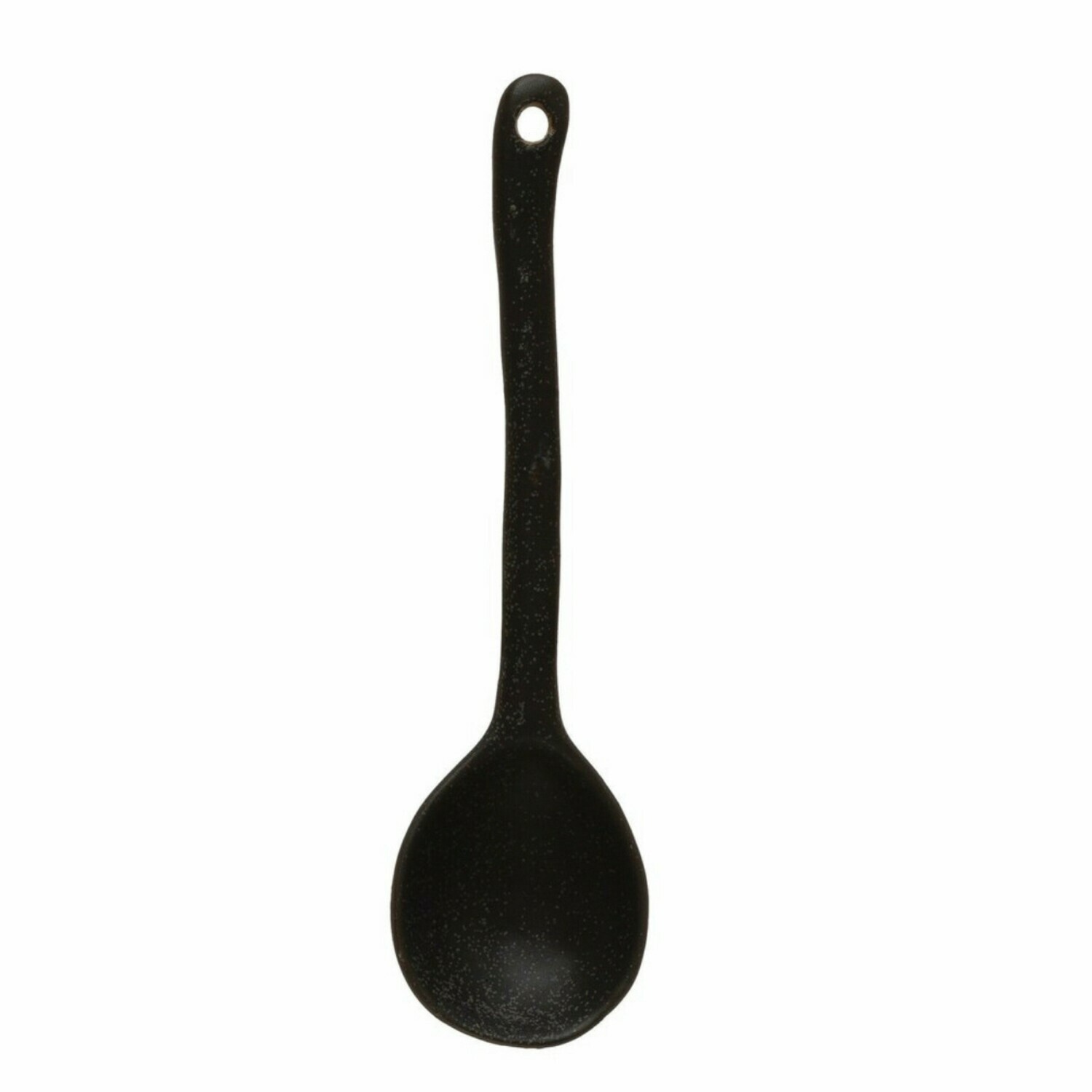Black Stoneware Spoon