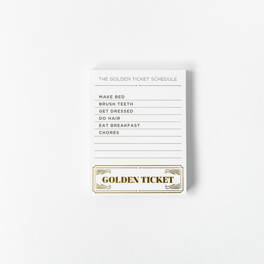 Golden Ticket Schedule