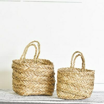 Sm Seagrass Hanging Planter