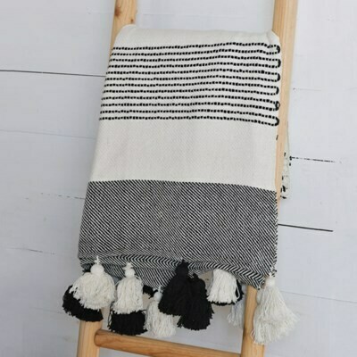 B&W Pattern Throw