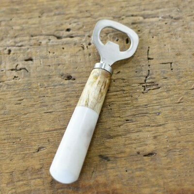 Wood & Marble Bottle Opener
