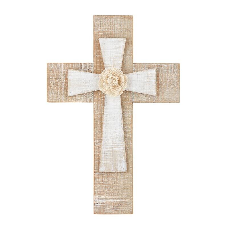 Layered Cross With Flower