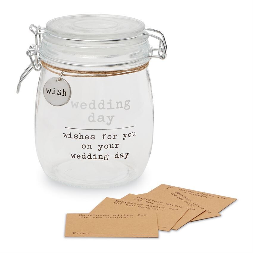 Wedding Day Wishes Jar