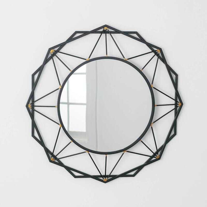 Black Circle Mirror