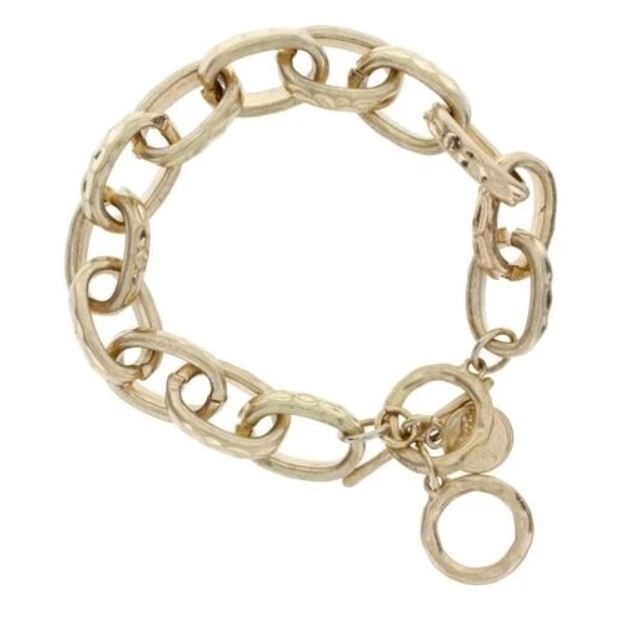 Oval Gold Link Bracelet