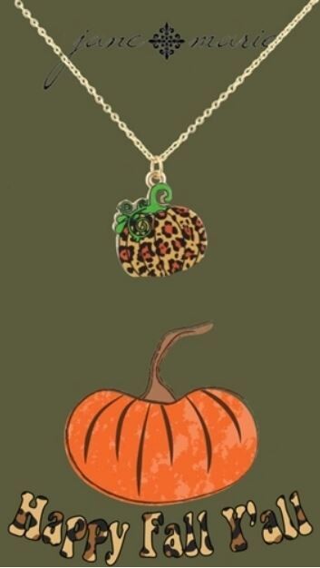 Leopard Pumpkin Necklace