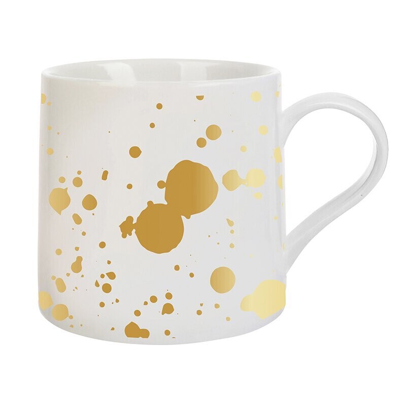 Gold Splatter Mug