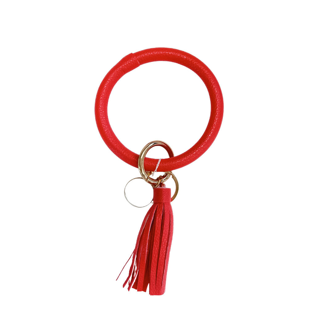 Red Key Chain Bracelet