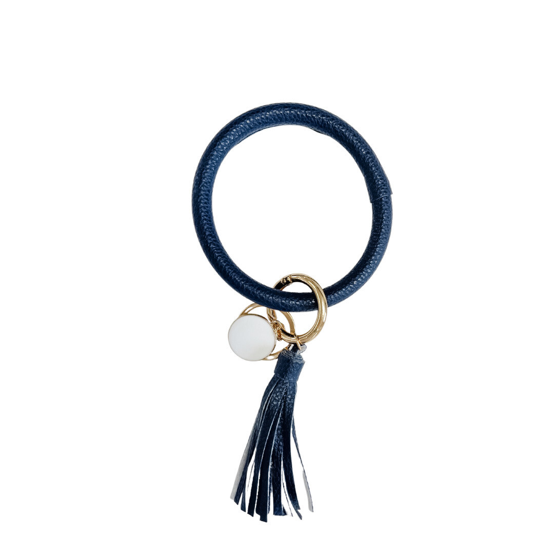 Navy Key Chain Bracelet