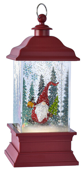 LED Santa Gnome Lantern