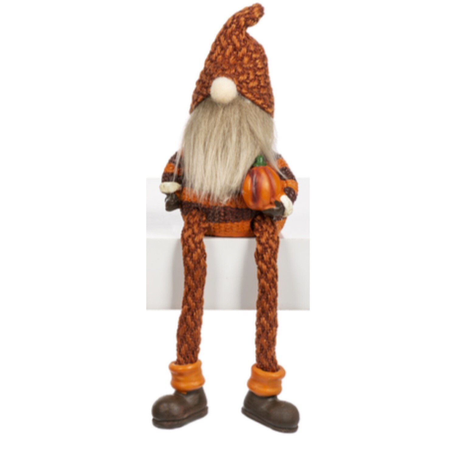 Pumpkin Shelf Sitter Gnome