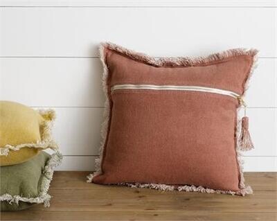 Red Stone Washed Pillow