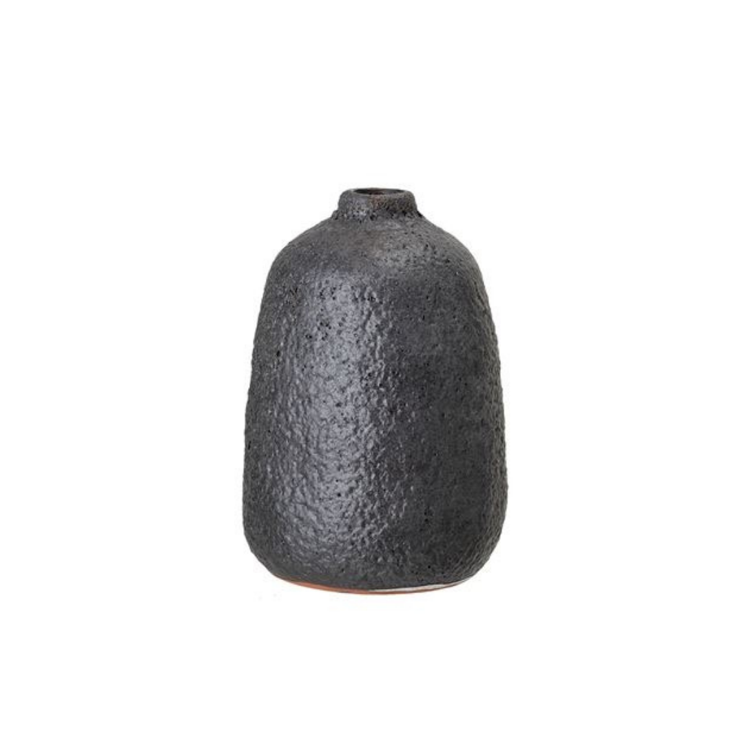 Lg Matte Metallic Glaze Vase