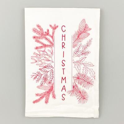 Red Christmas Towel