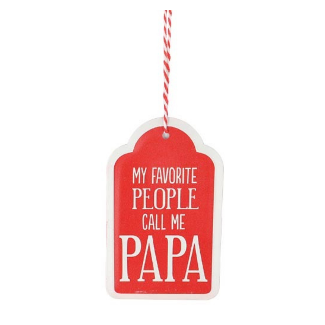 Papa Ornament
