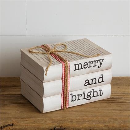 Merry & Bright Stamped Books
