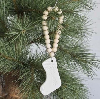 Beaded Stocking Ornament