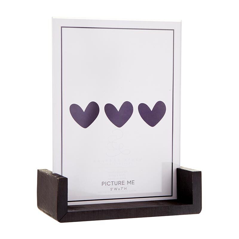 Black Wood Stand Picture Frame