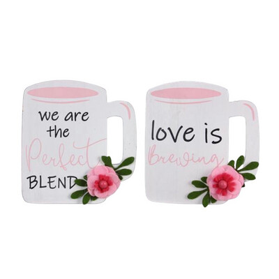 Pink Valentine Coffee Mug Sign
