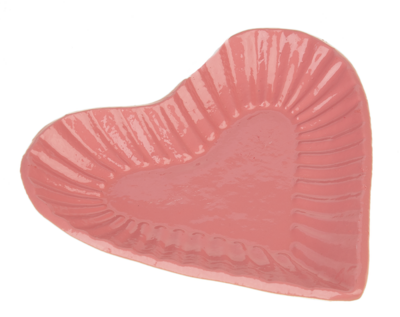 Pink Heart Trinket Dish