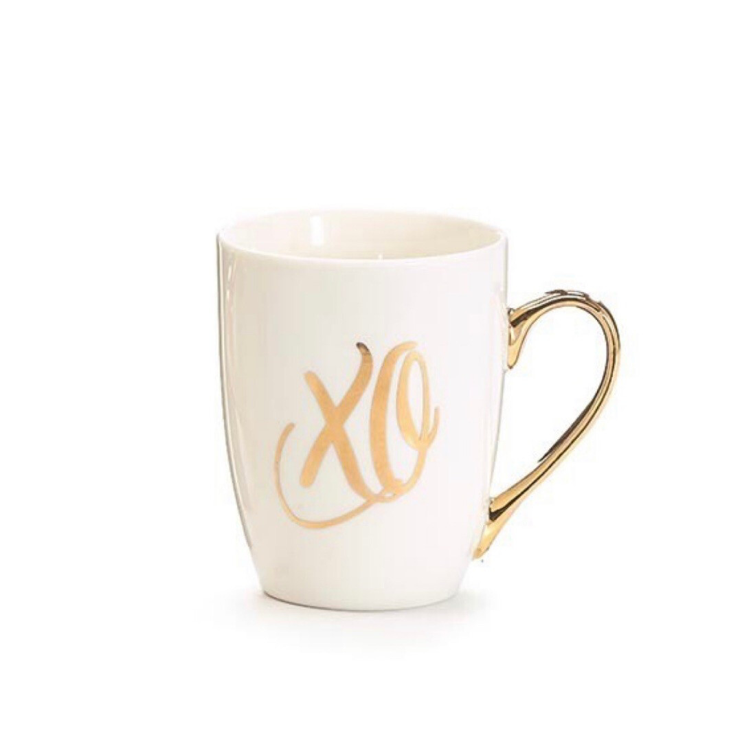 Gold XO Mug