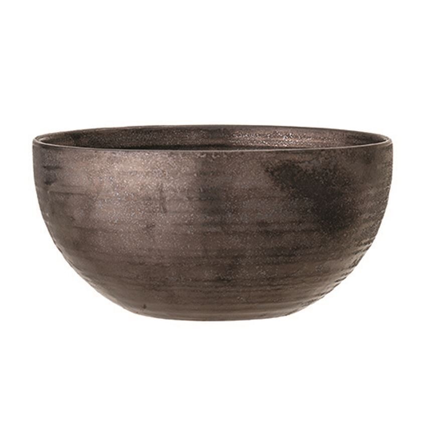 Charcoal Gray Stoneware Bowl