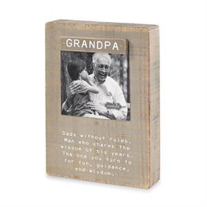 Gray Grandpa Magnet Frame