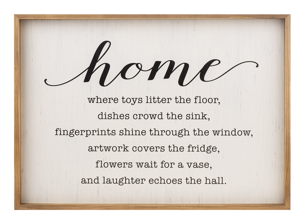 Home Wall Sign