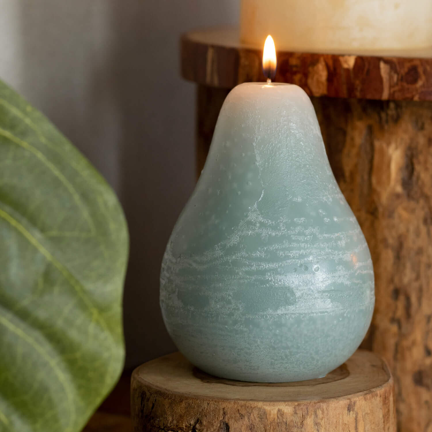 Seaglass Pear Candle