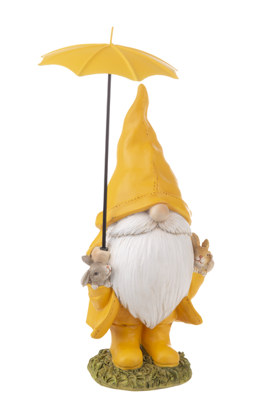 Yellow Rainy Day Gnome