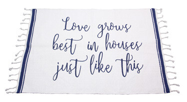 Love Grows Best Rug