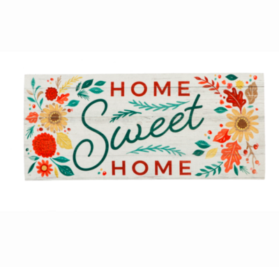 Floral Home Sweet Home Switch Mat