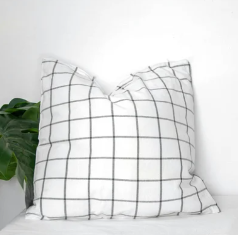 Check Patterned Pillow
