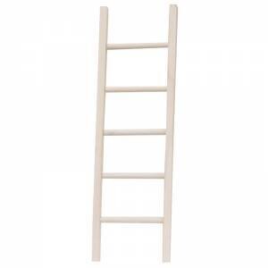 White Large Wooden Ladder