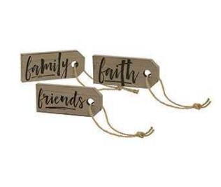 Faith Wooden Tag