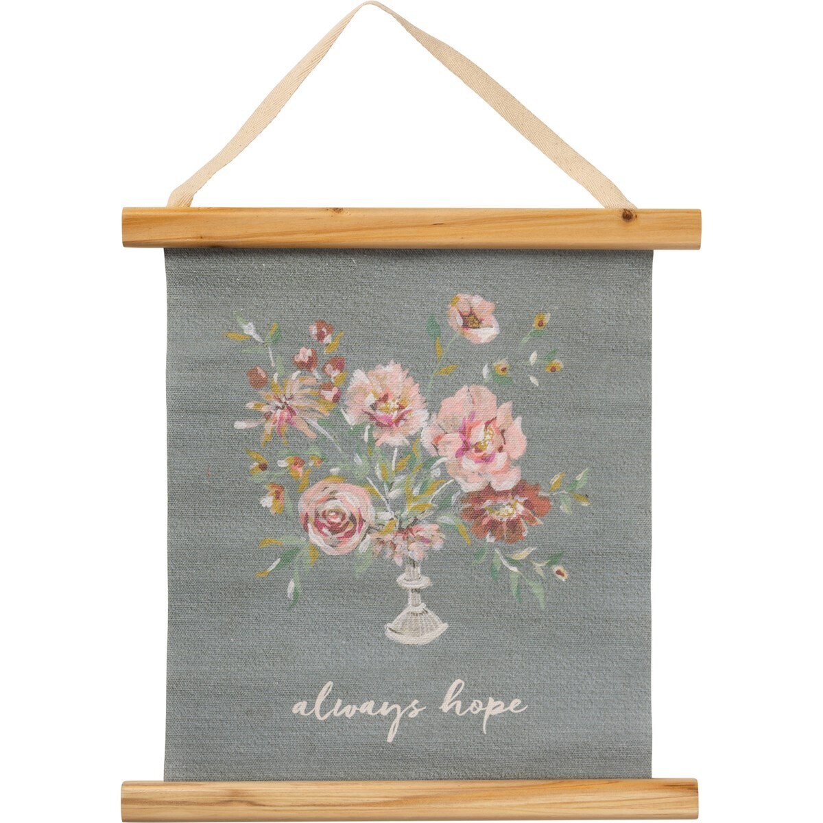 Always Hope Hanging Canvas Sign