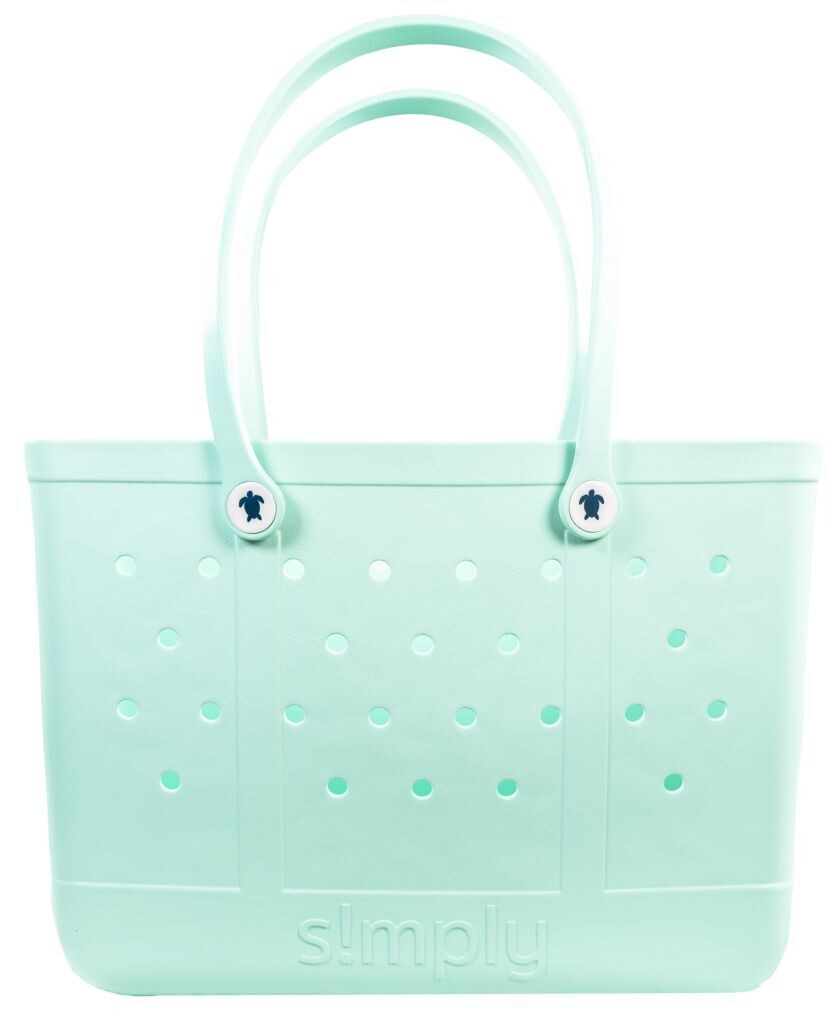 Lg Aqua SS Tote