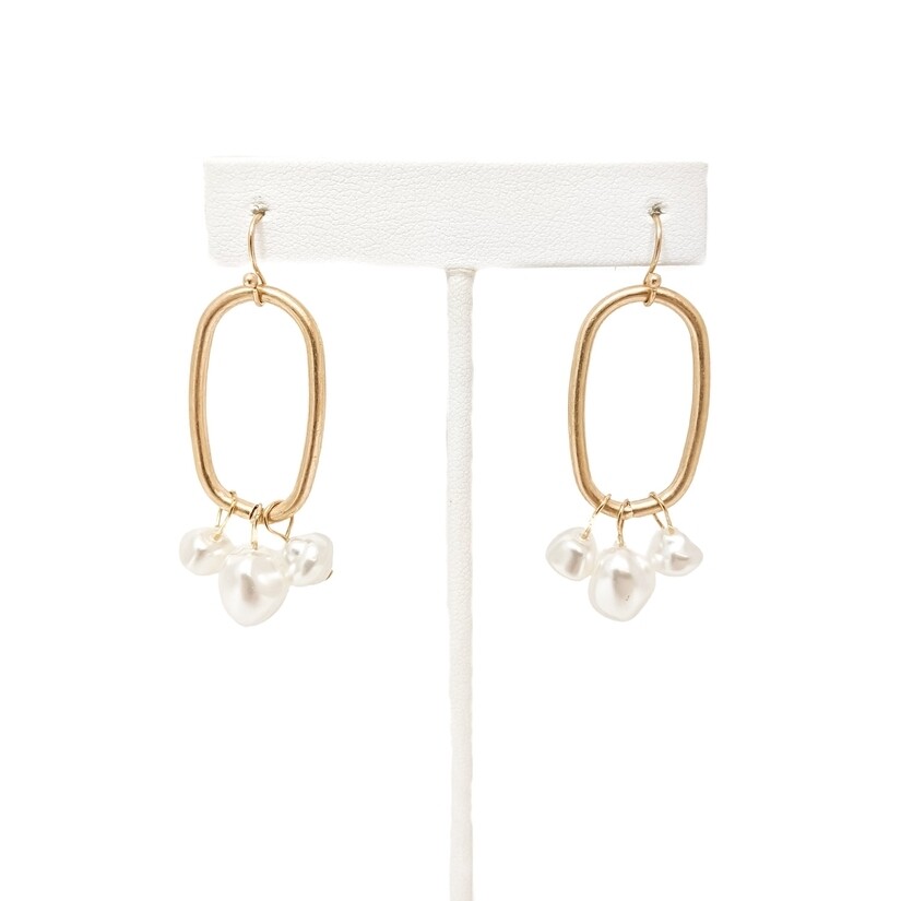 Marie Gold Dangle Earrings