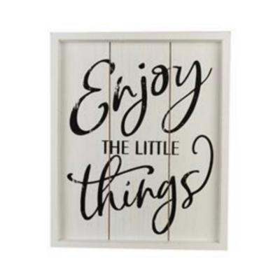 The Little Things Slat Wall Sign