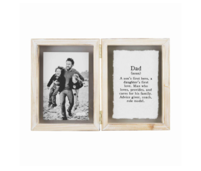 Dad Double Picture Frame
